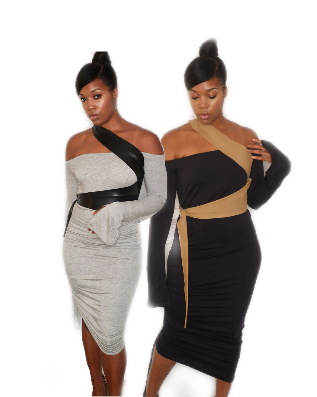 Sweep Me Dress w/ Belt