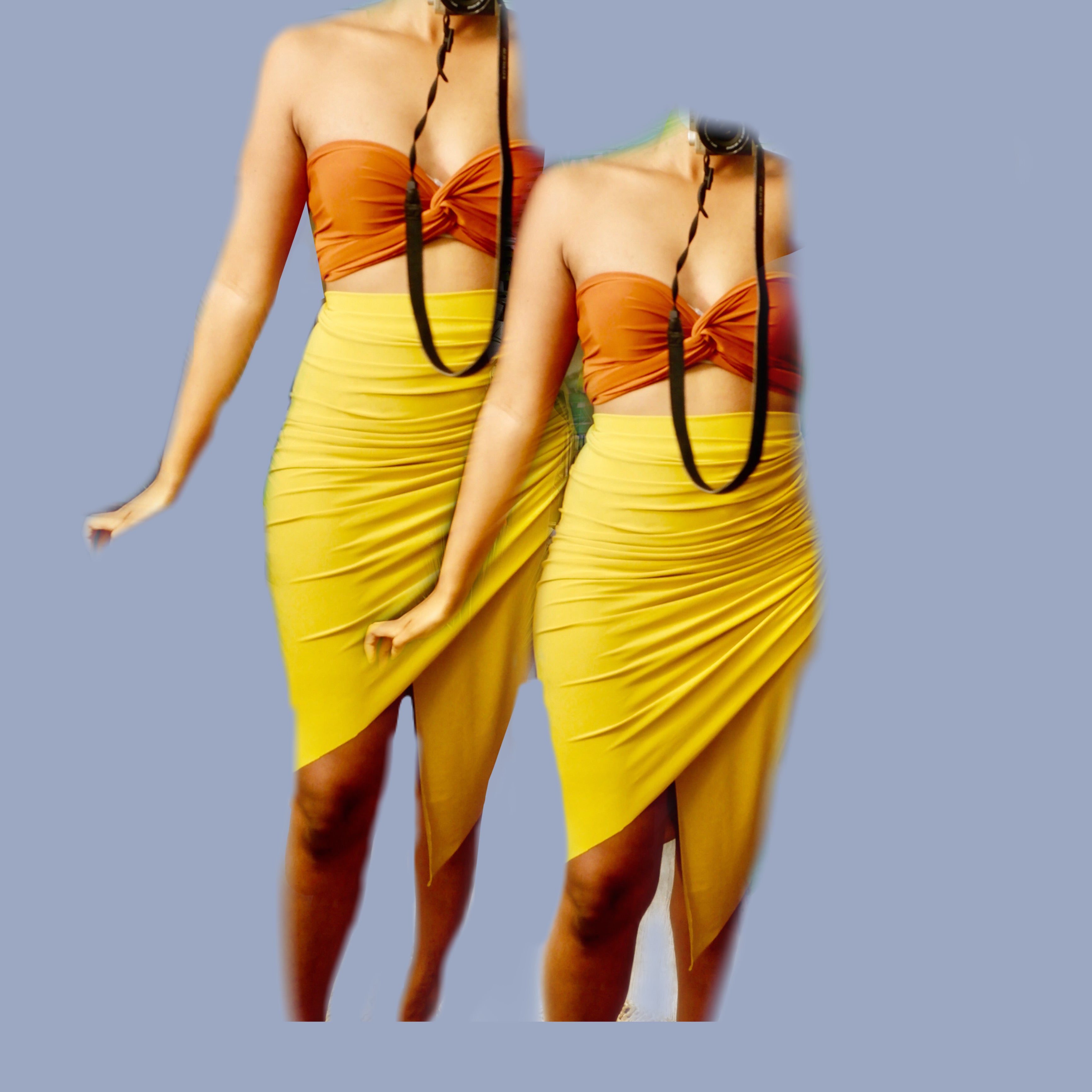 SIGNATURE SKIRT GOLD